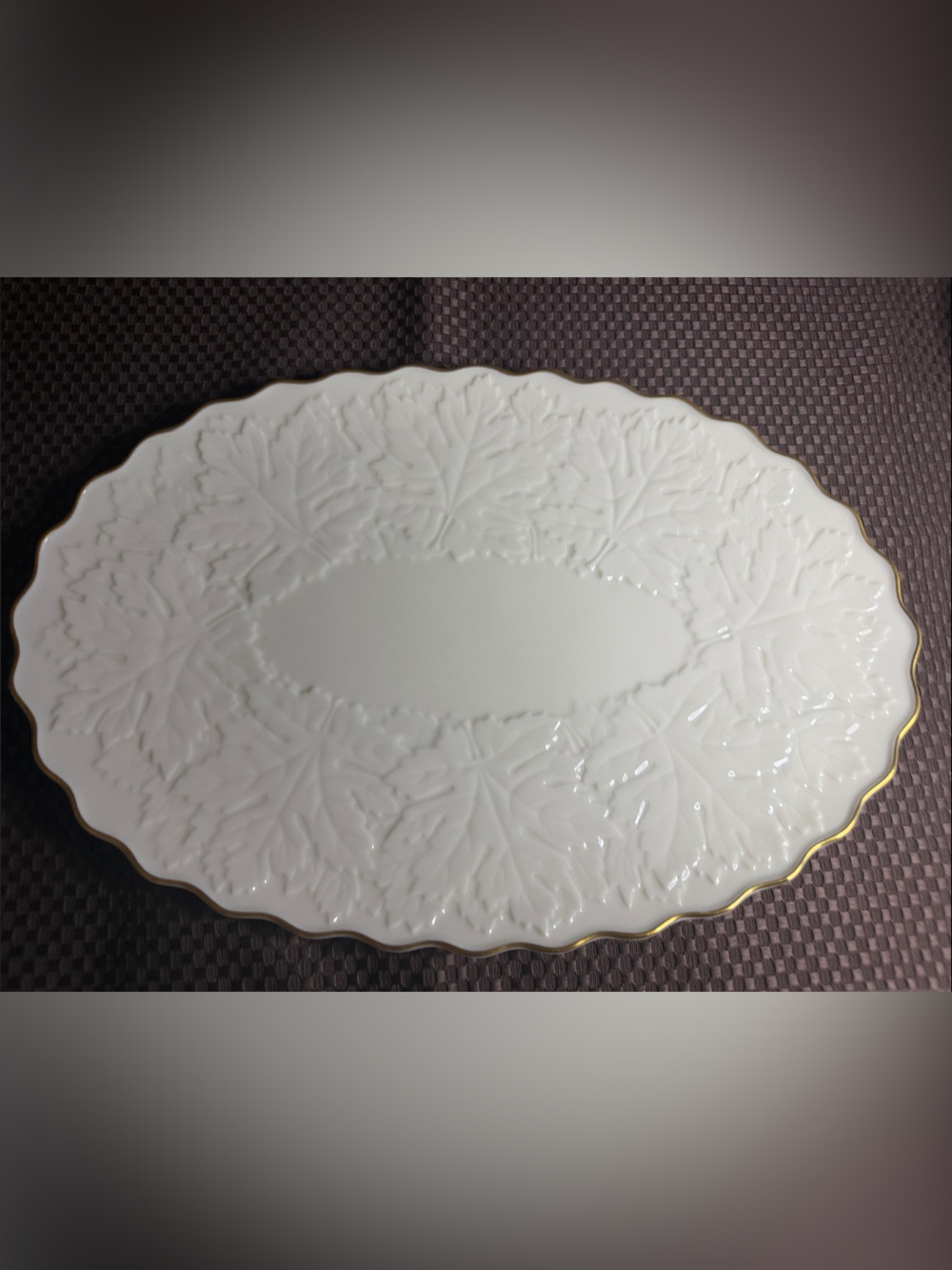 Vintage Lenox Maple Leaf Serving Platter